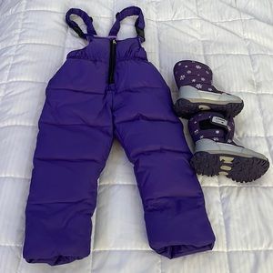 3T Snowsuit & Matching Boots